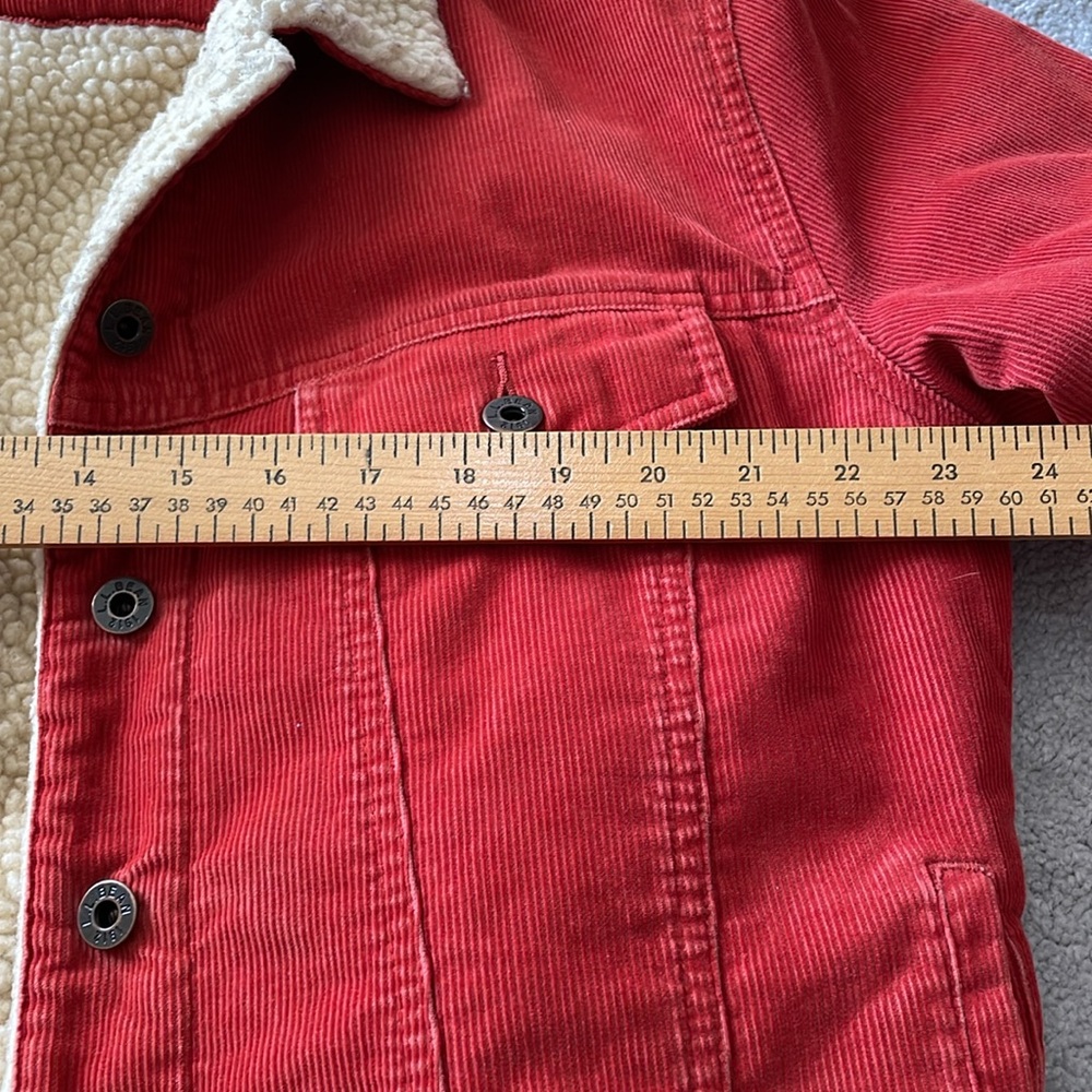 L.L. Bean Corduroy Sherpa Jacket - Picture 6 of 7